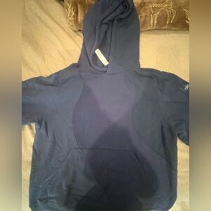 ALO Yoga Navy Blue Sweatshirt EUC make waves hoodie